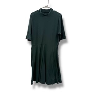 Torrid Super Soft Rib Knit Dress Size 2X Green Casual‎ Stretch Workwear